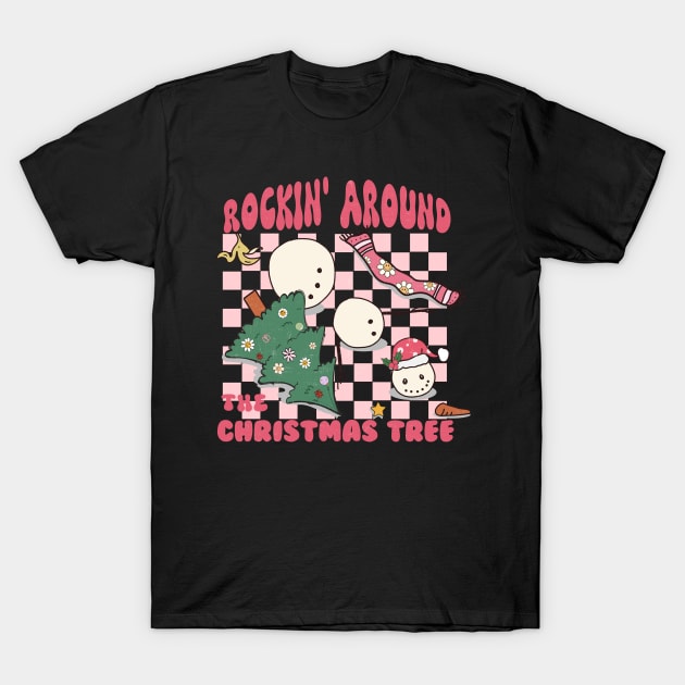 Rockin' Around the Christmas Tree T-Shirt by MZeeDesigns
